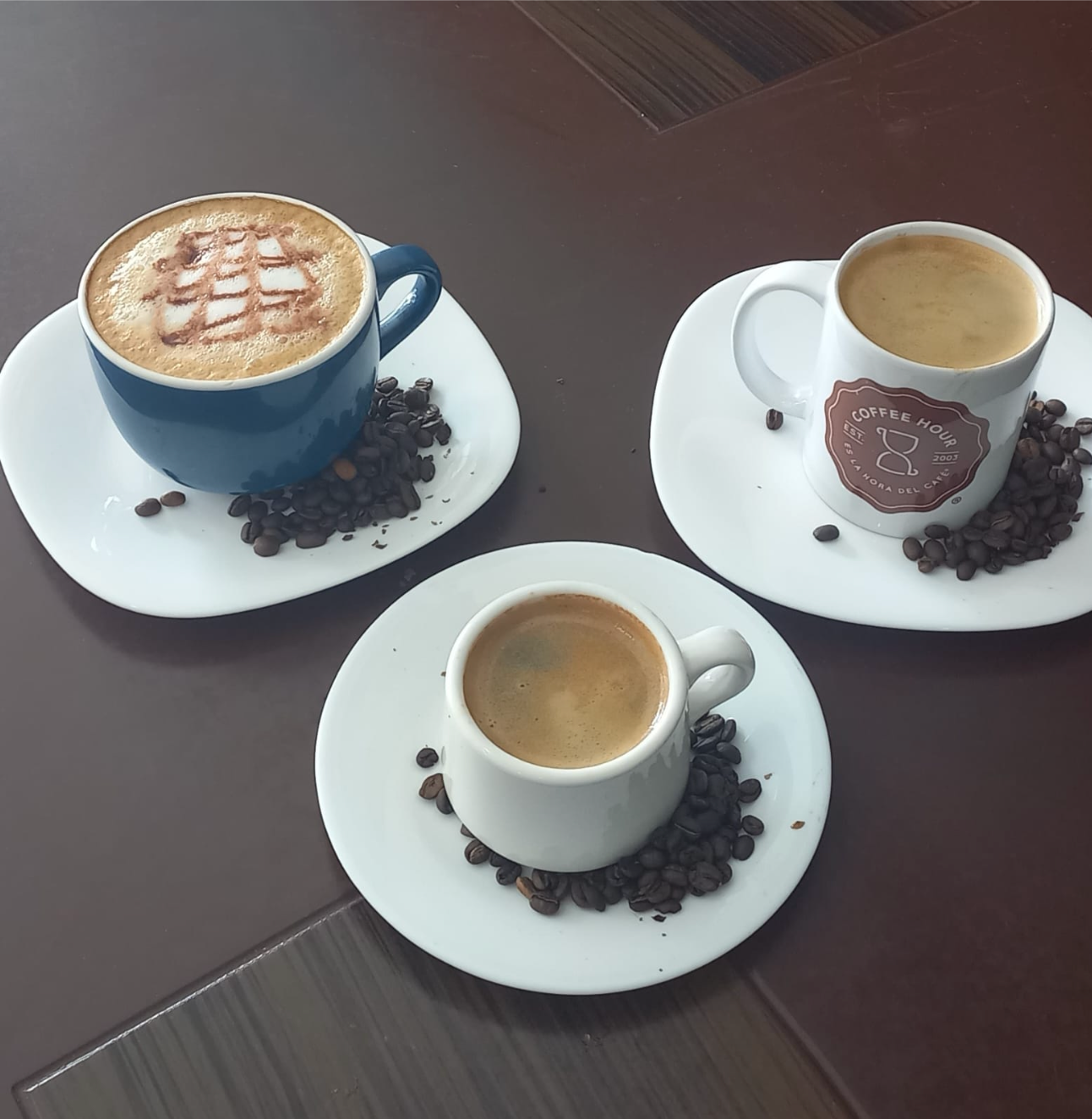 Espresso, Latte y Espresso Americano
